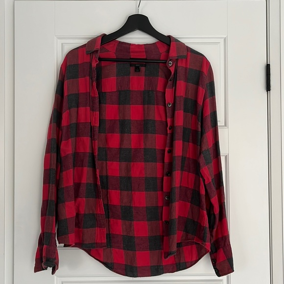 J CREW flannel button down - Picture 1 of 4